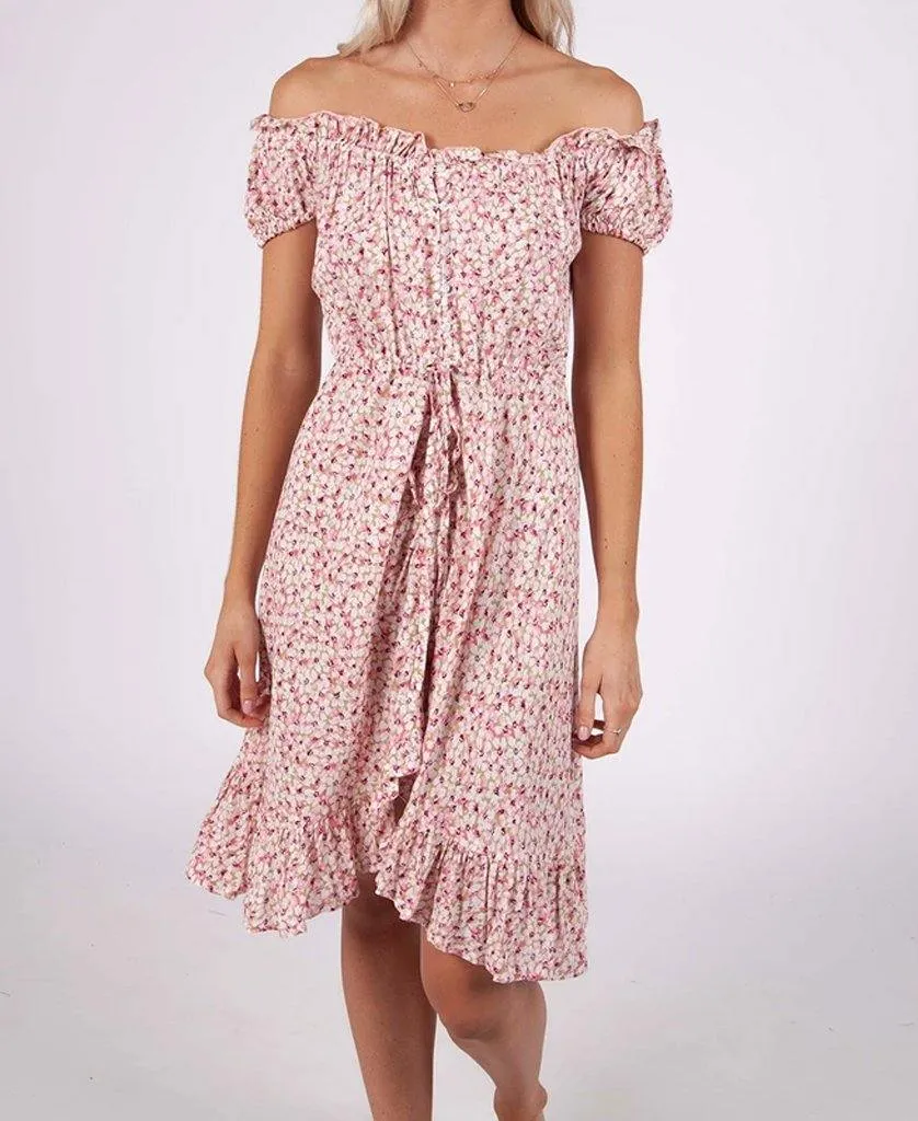 Sabrina Dress | Pink Daisy