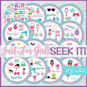 SEEK IT! {Just for Girls} PRINTABLE Matching Game