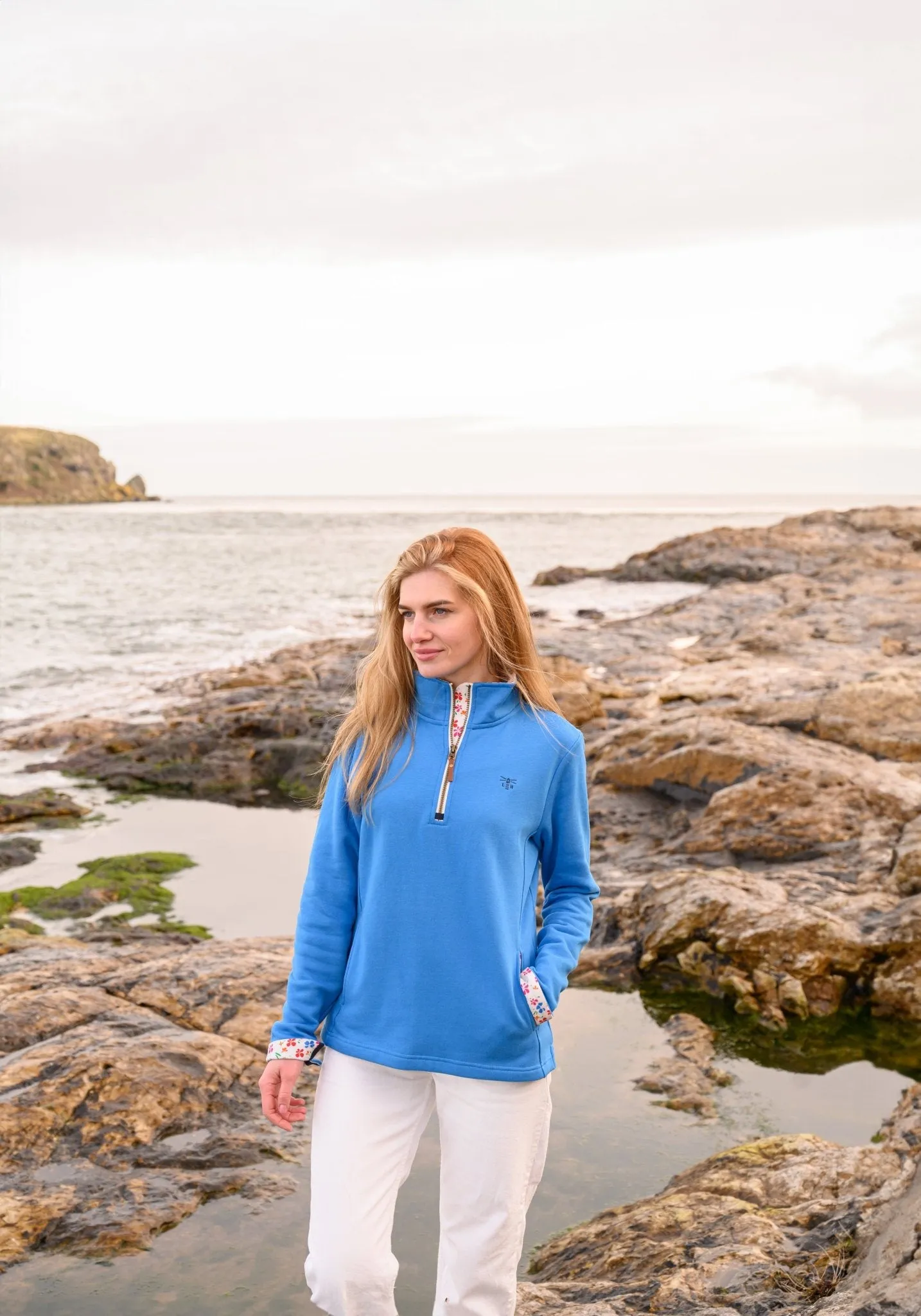 Shore Sweatshirt - Azure Blue