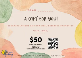 Social Gifting Do Good Gift Card