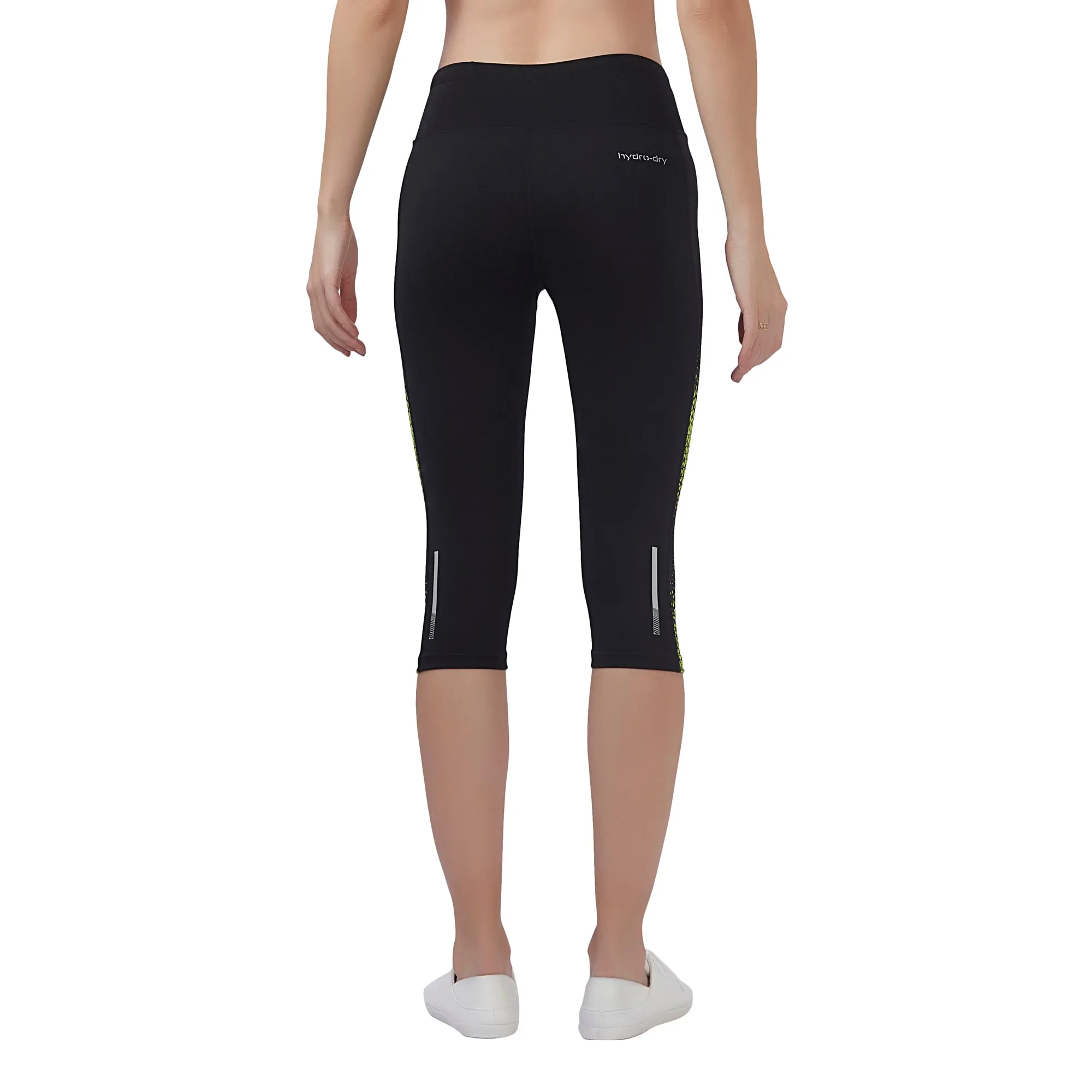 Splatter Women 3/4TH LEGGING (High Rise Waistband with hydro-dry Tech)