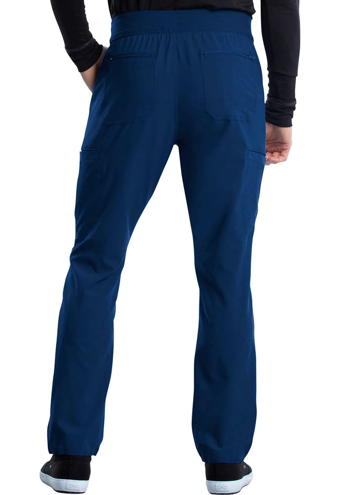 St George's iFlex TALL Men's Drawstring Cargo Scrub Pant Navy - Inseam 34.5" (87cm) STG-CK006T