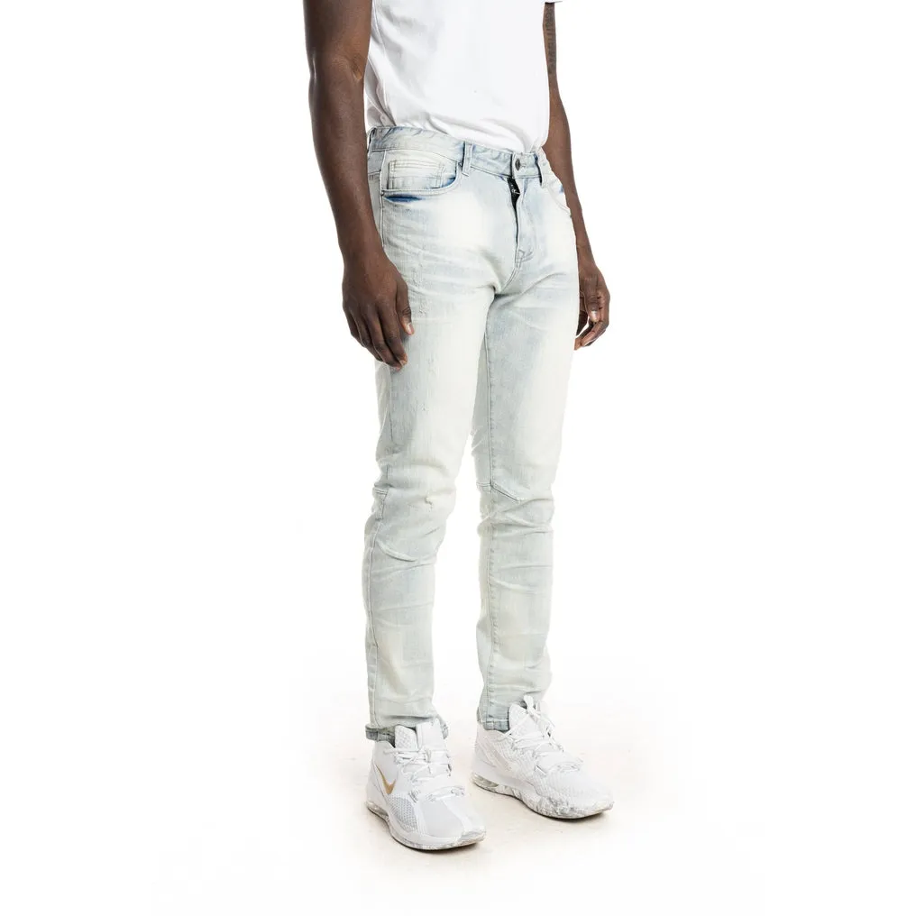 Stone Washed Basic Jeans - Norwich Blue