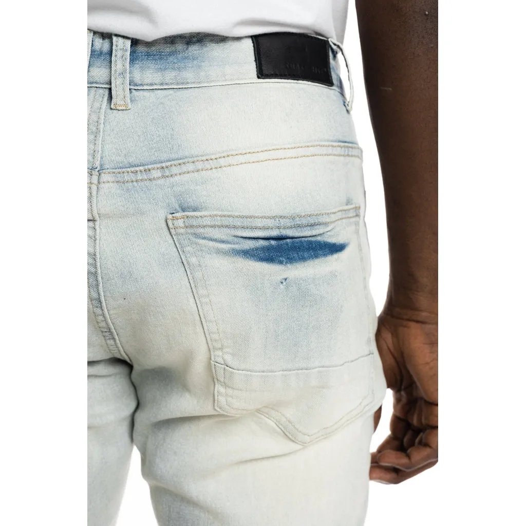 Stone Washed Basic Jeans - Norwich Blue