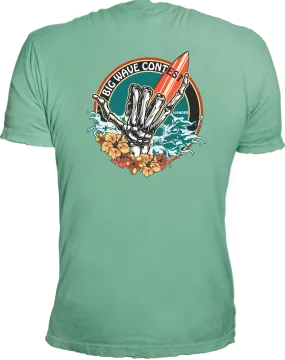 T-Shirt 14ender Big Wave Contest dusty green