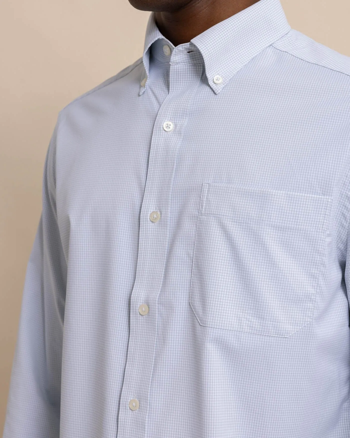 Team Colors Gingham Intercoastal Sport Shirt