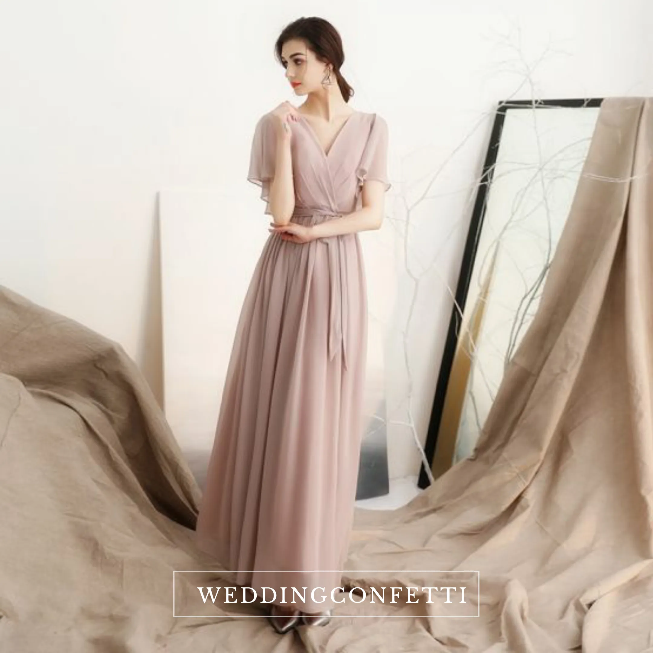 The Daphne Bridesmaid Chiffon Dress (Customisable)