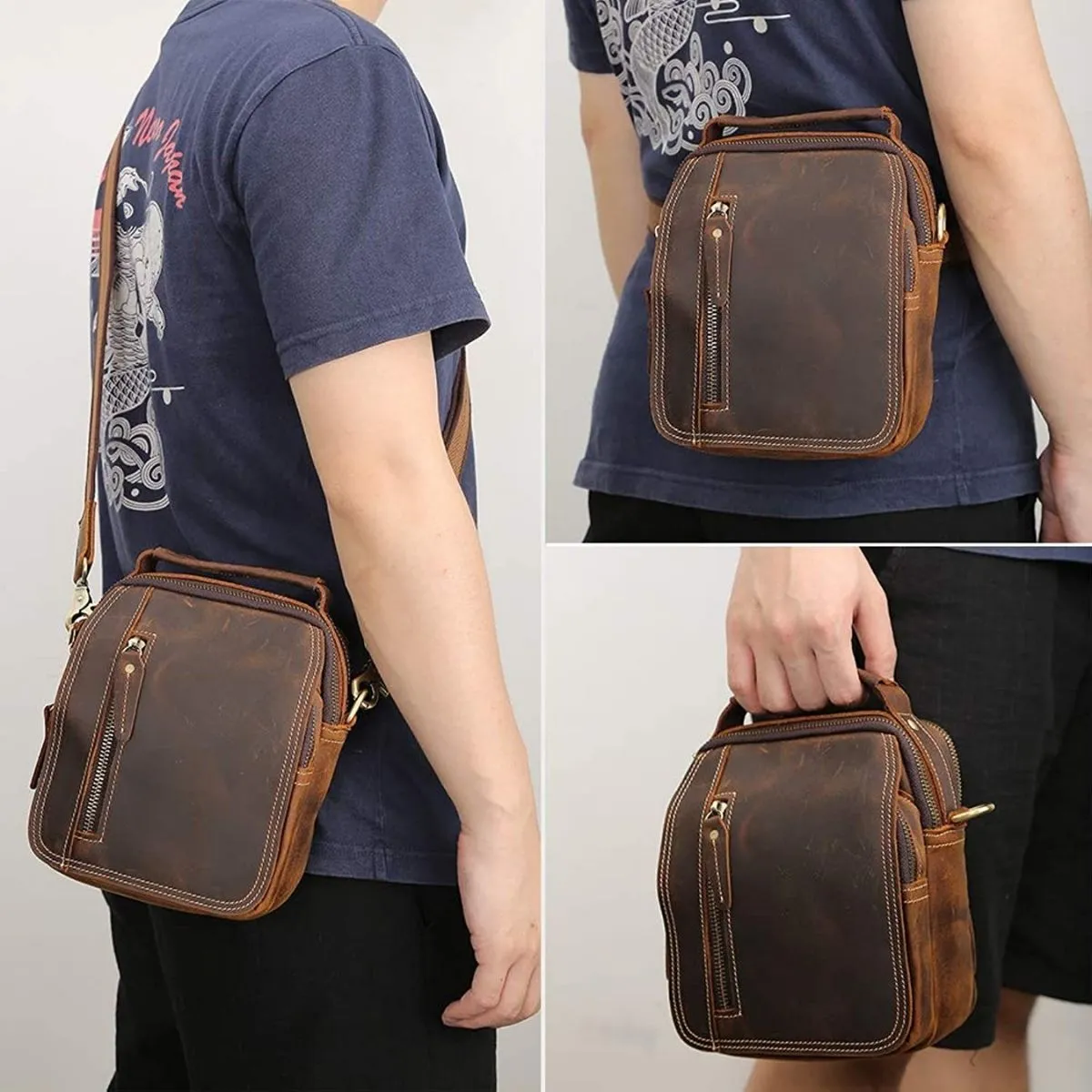 The King's Messenger - Leather Crossbody Bag