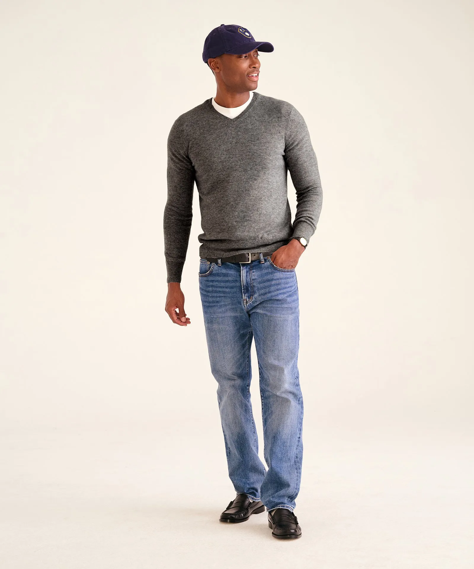 The Original Cashmere V-Neck Sweater Men's