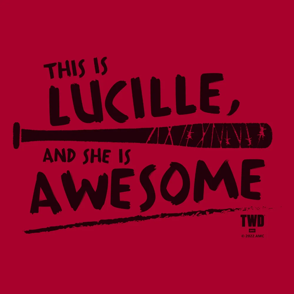 The Walking Dead Lucille Is Awesome Women's Short Sleeve T-Shirt