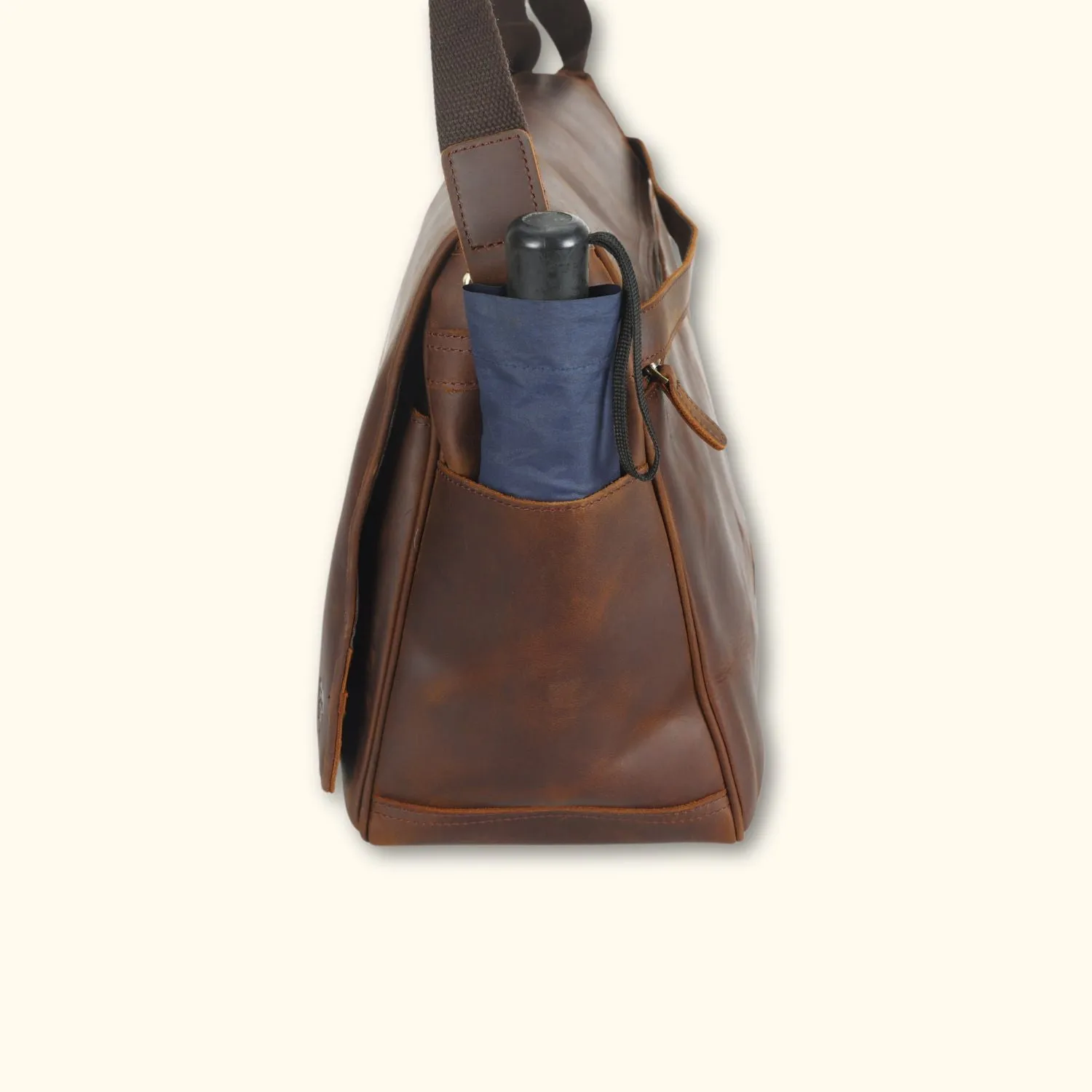 The Western Trailblazer - Leather Messenger Bag