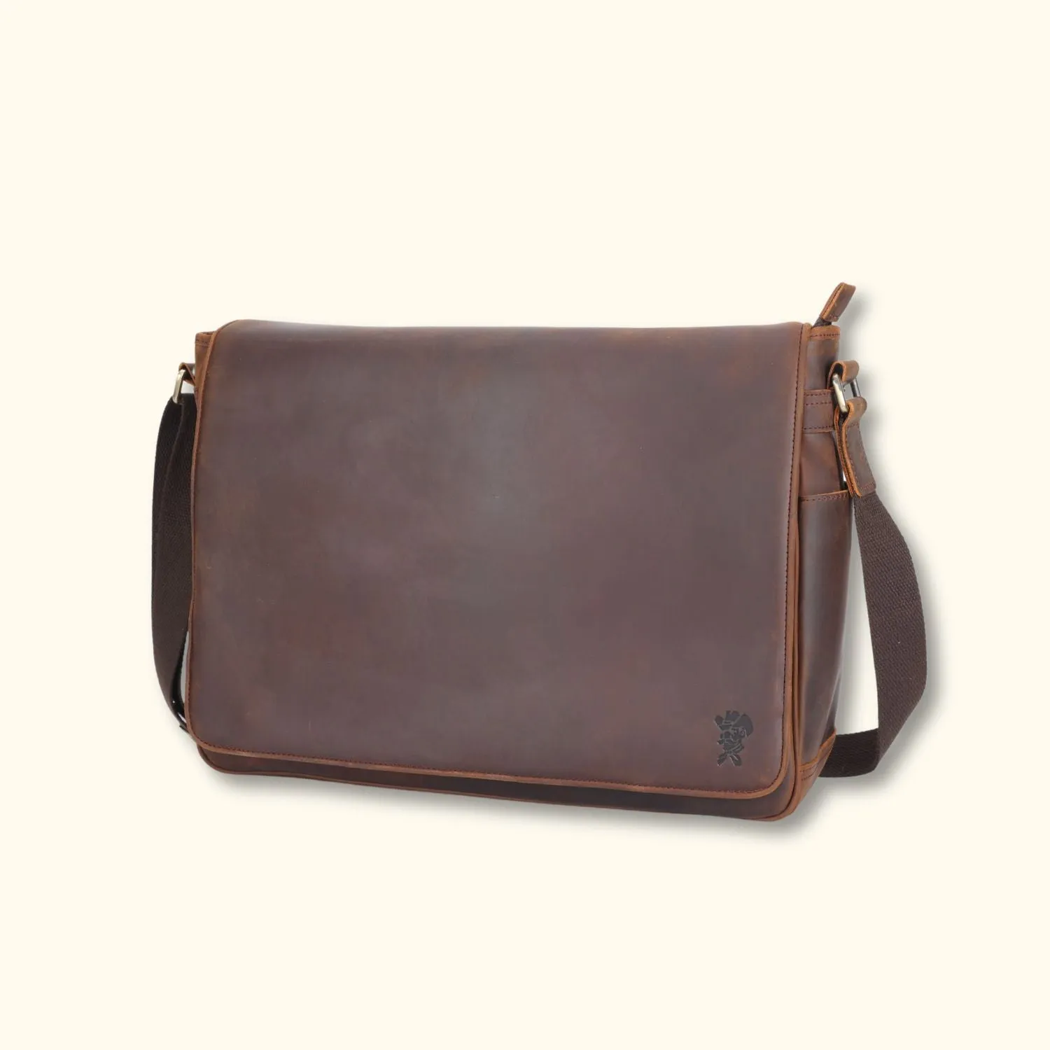 The Western Trailblazer - Leather Messenger Bag