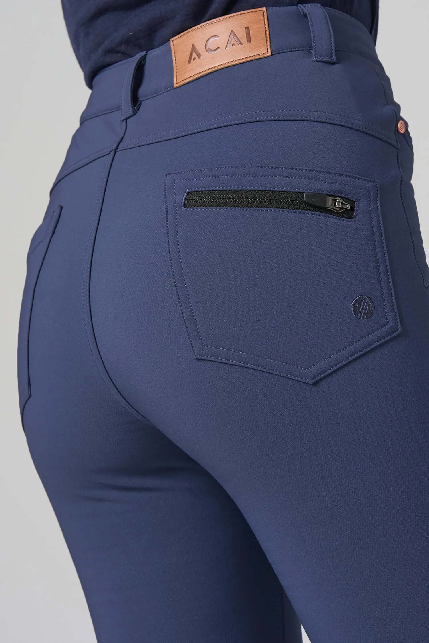 Thermal Skinny Outdoor Pants - Steel Blue