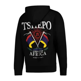 TSHEPO AFRICA AMSTERDAM HEAVYWEIGHT HOODIE, BLACK