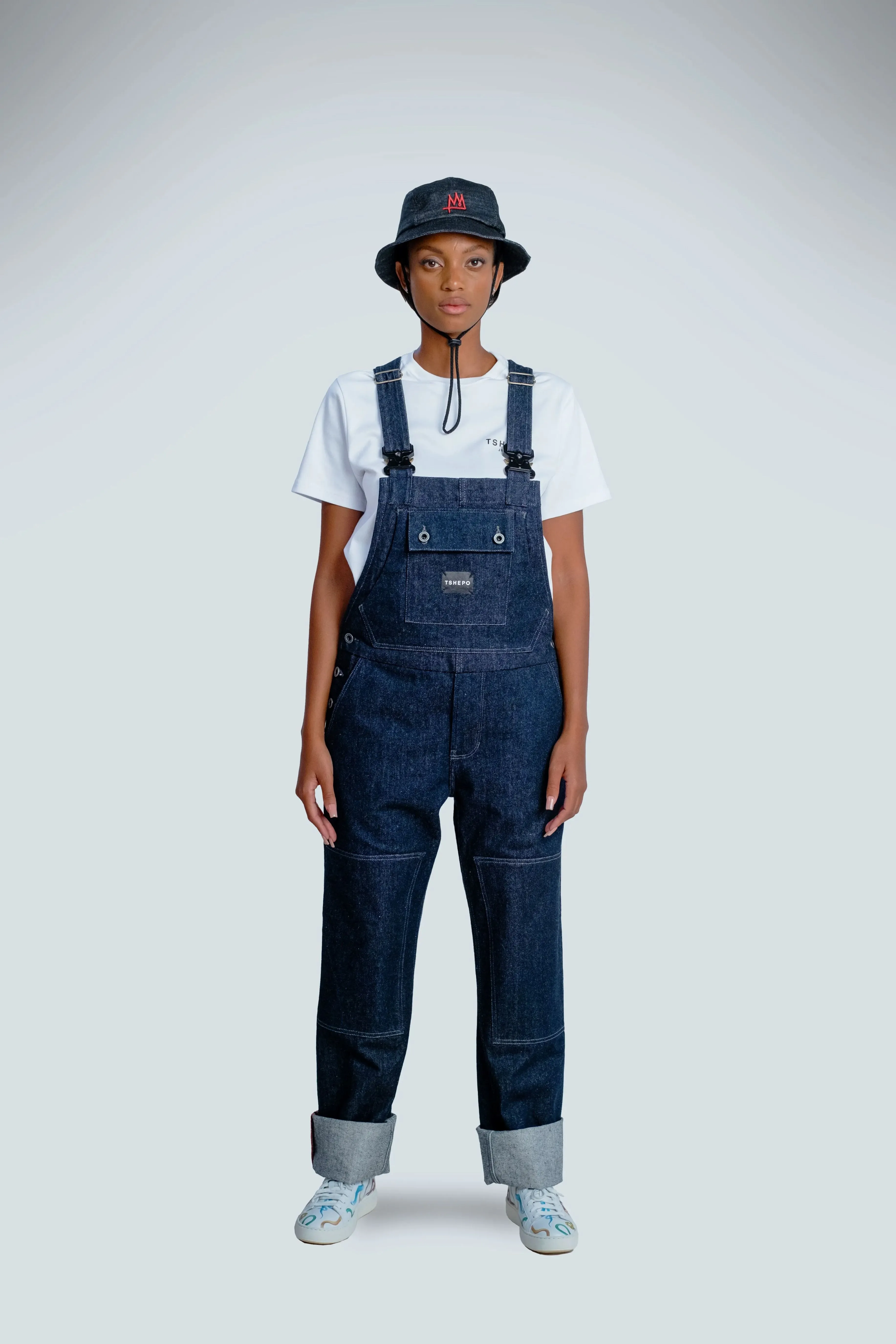 TSHEPO DUNGAREE STRAIGHT CUT, INDIGO