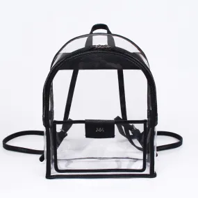 twinkle summer black clear backpack