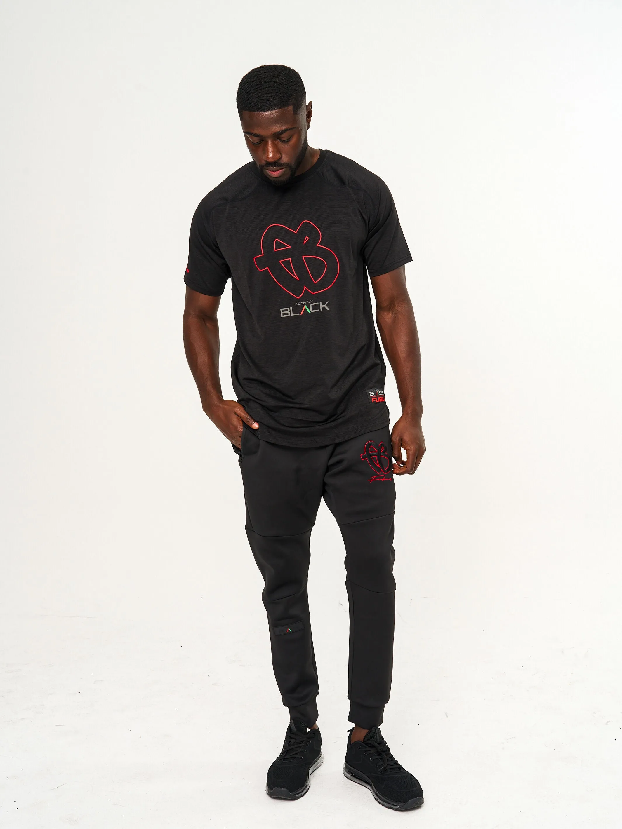 Unisex FUBU x Actively Black Performance Shirt