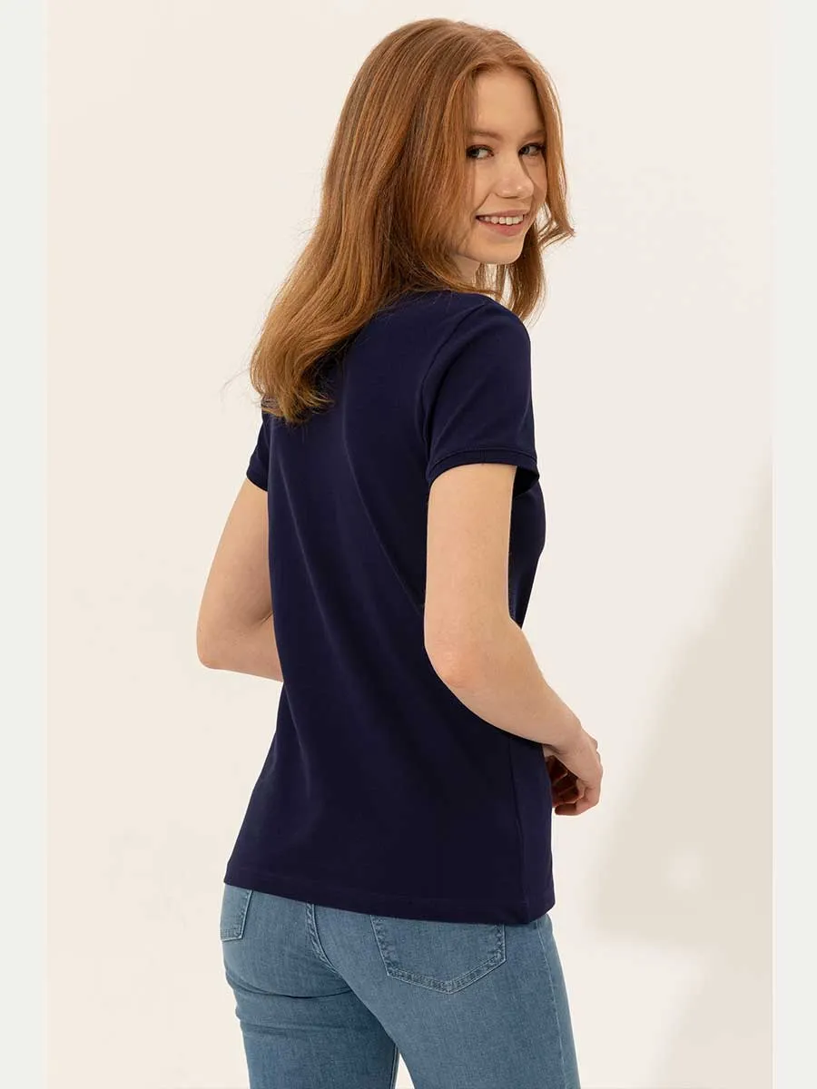 USPA Polo Shirt Women Navy VR033 USPOW051 MCH US Polo Assn.