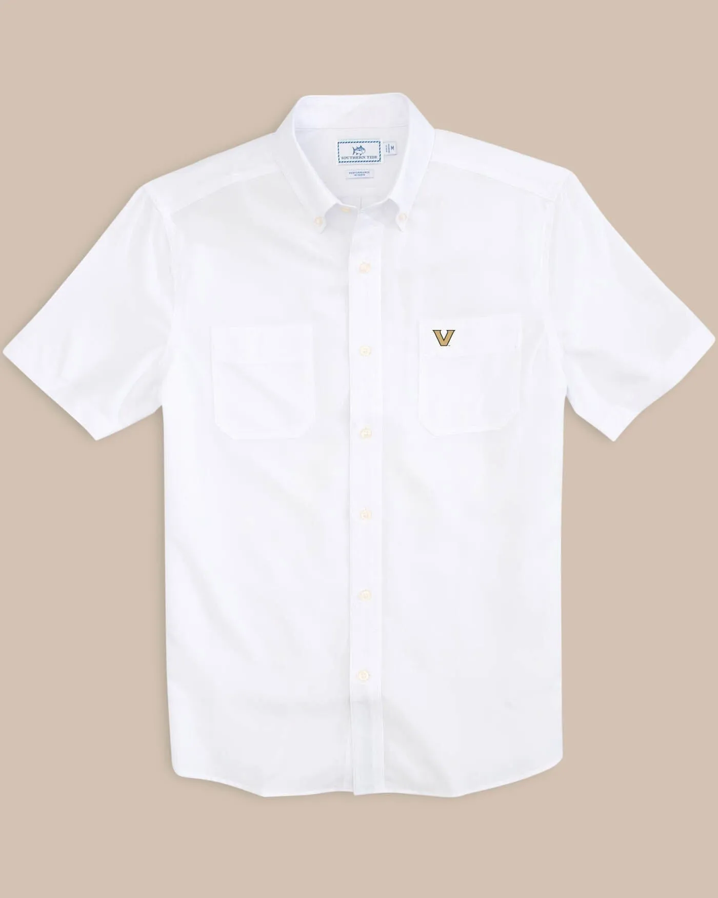 Vanderbilt Commodores Short Sleeve Button Down Dock Shirt