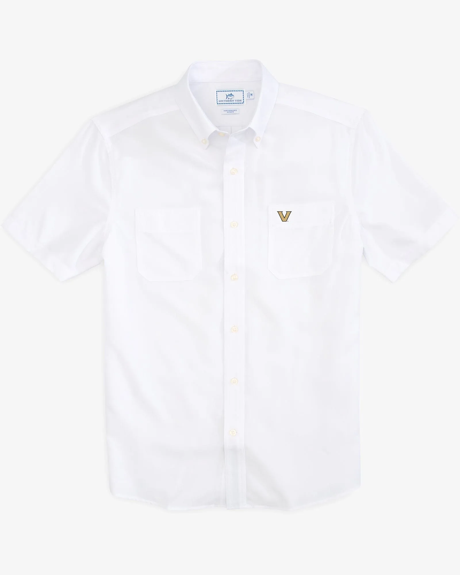 Vanderbilt Commodores Short Sleeve Button Down Dock Shirt