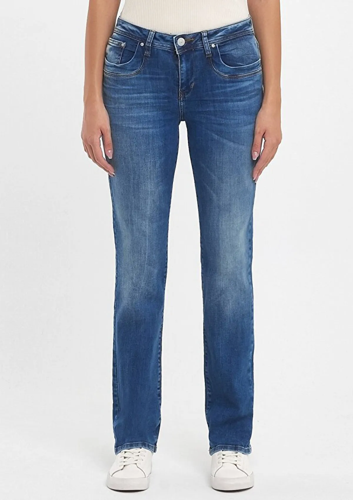 Vilma Angellis Mid Rise Straight Jean