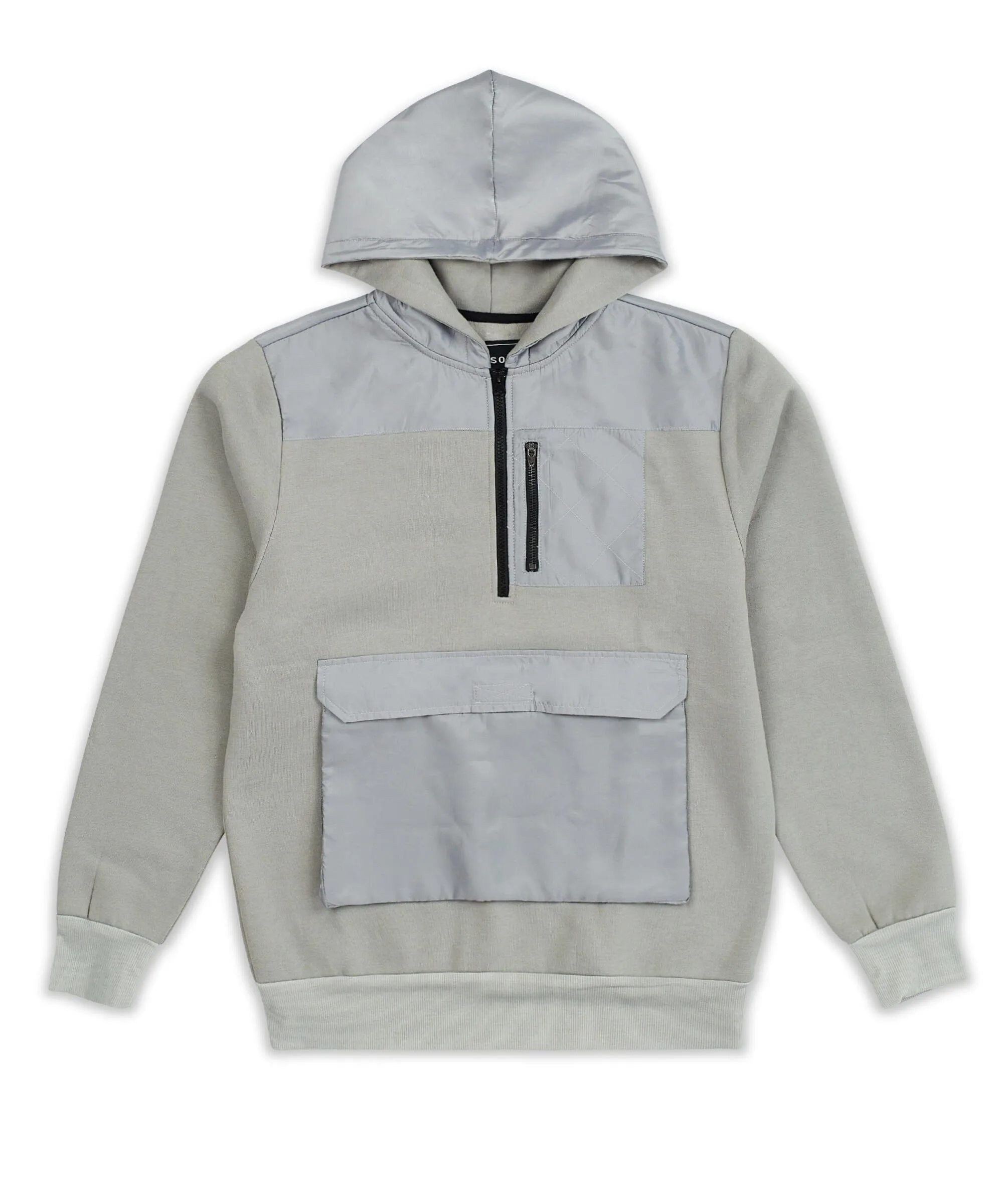 Wheaties Cargo Hoodie - Grey