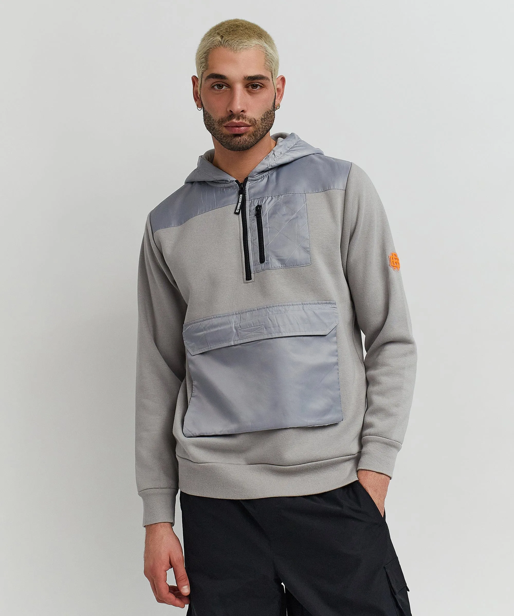 Wheaties Cargo Hoodie - Grey