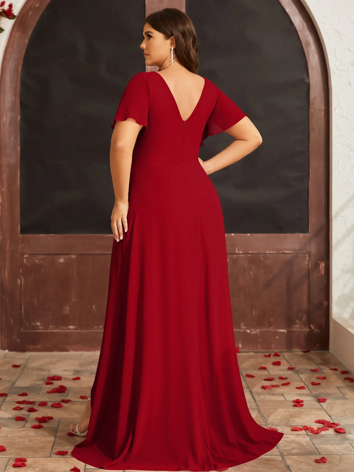 Women Plus Size Evening Dresses for Bridesmaid Party