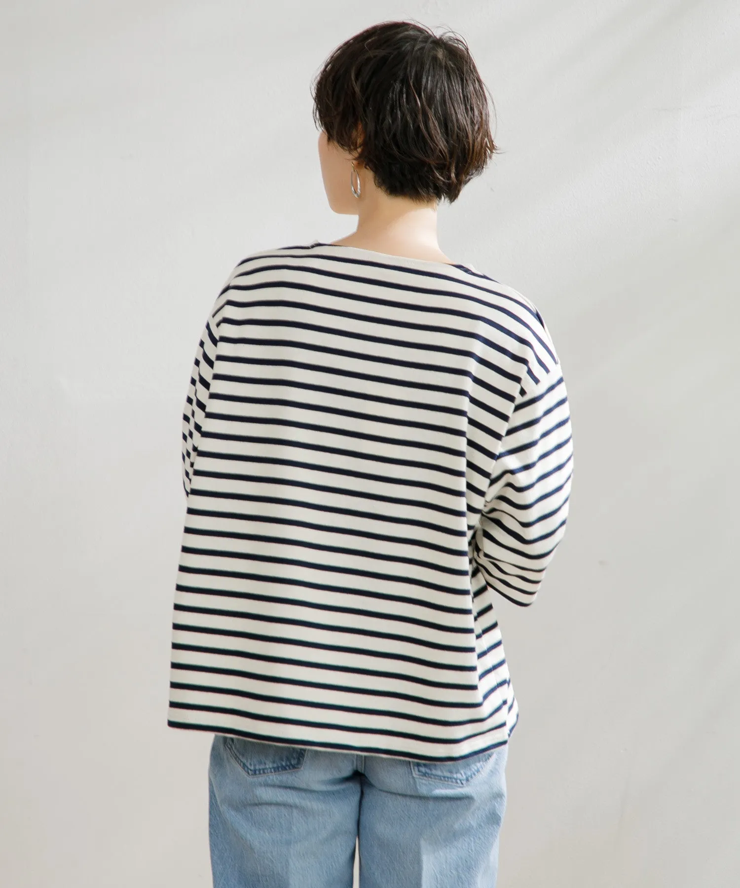 【WOMEN】ORCIVAL CREW NECK HALF SLEEVE PULLOVER