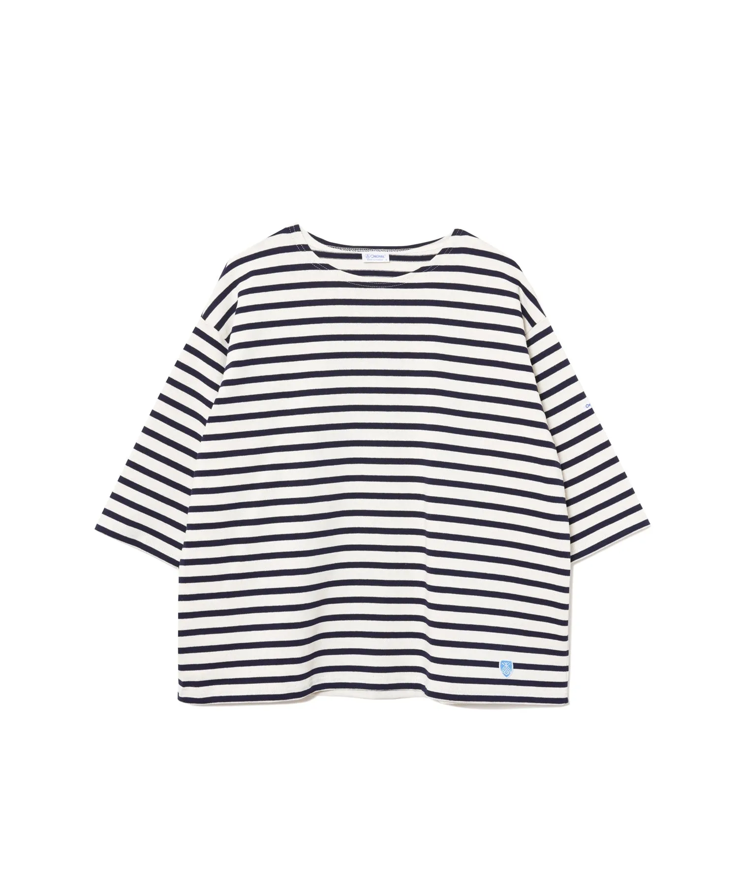 【WOMEN】ORCIVAL CREW NECK HALF SLEEVE PULLOVER