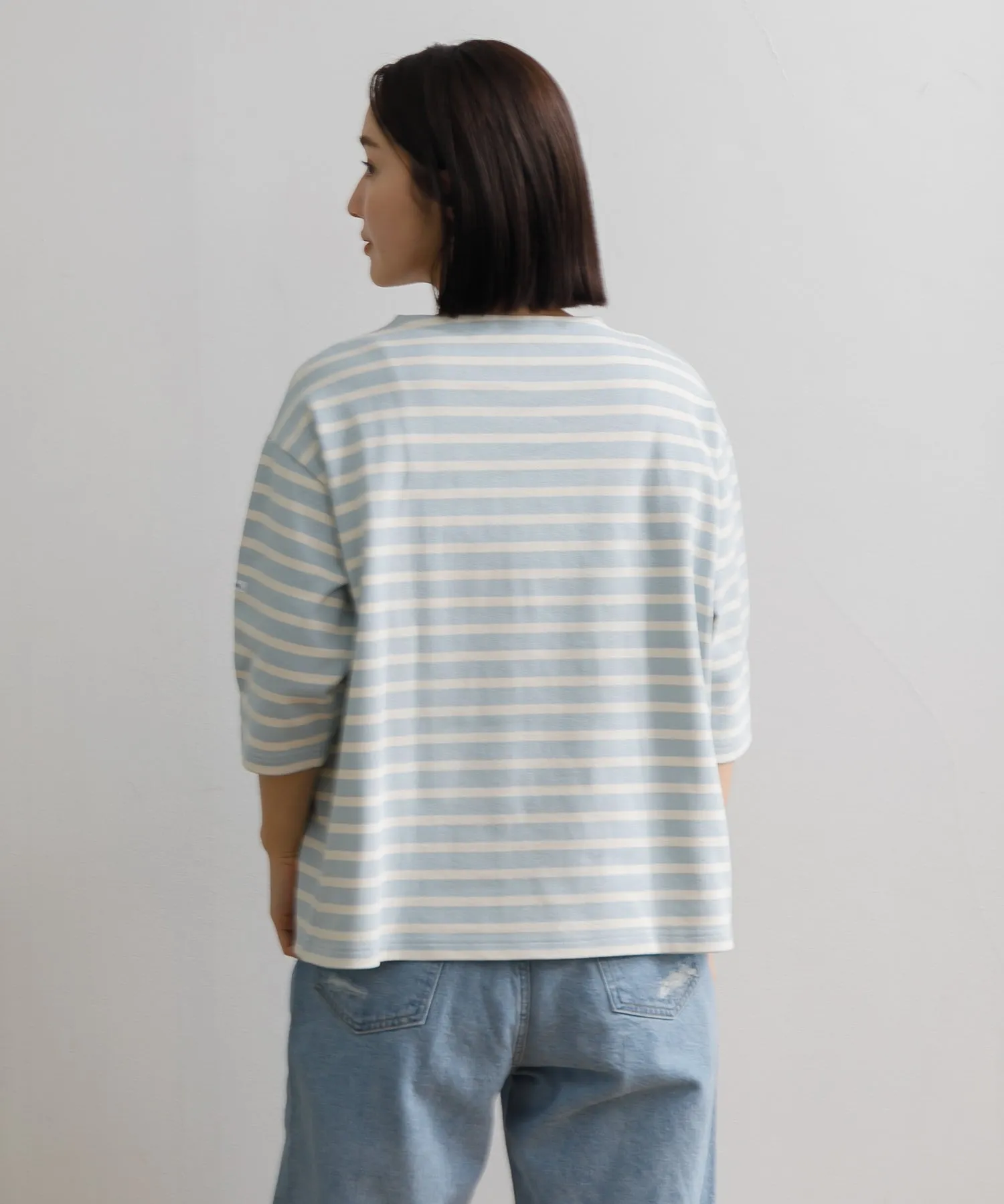 【WOMEN】ORCIVAL CREW NECK HALF SLEEVE PULLOVER