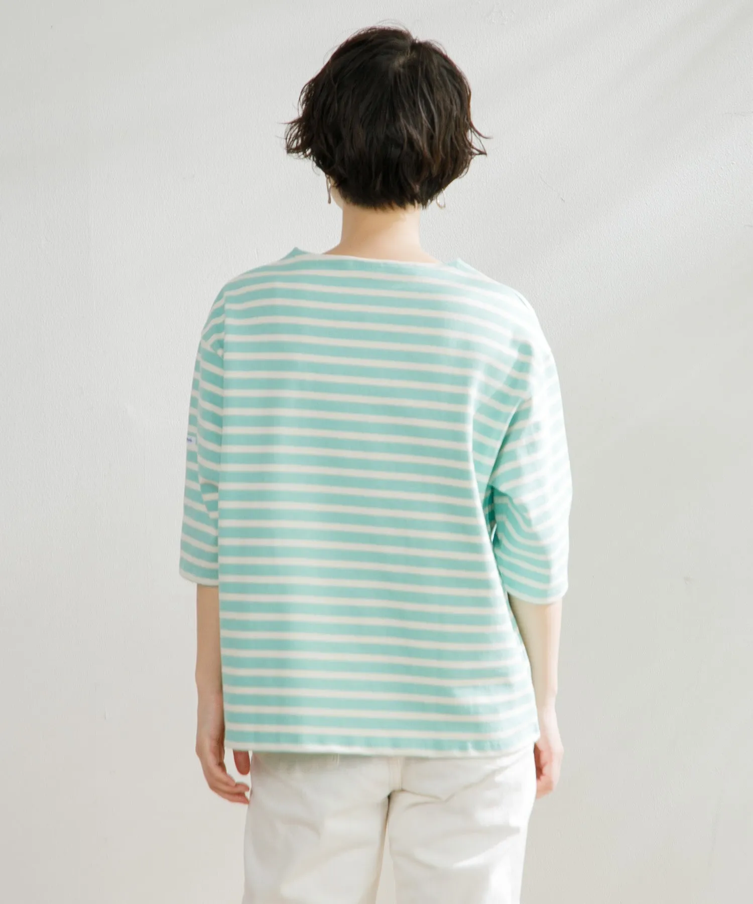 【WOMEN】ORCIVAL CREW NECK HALF SLEEVE PULLOVER