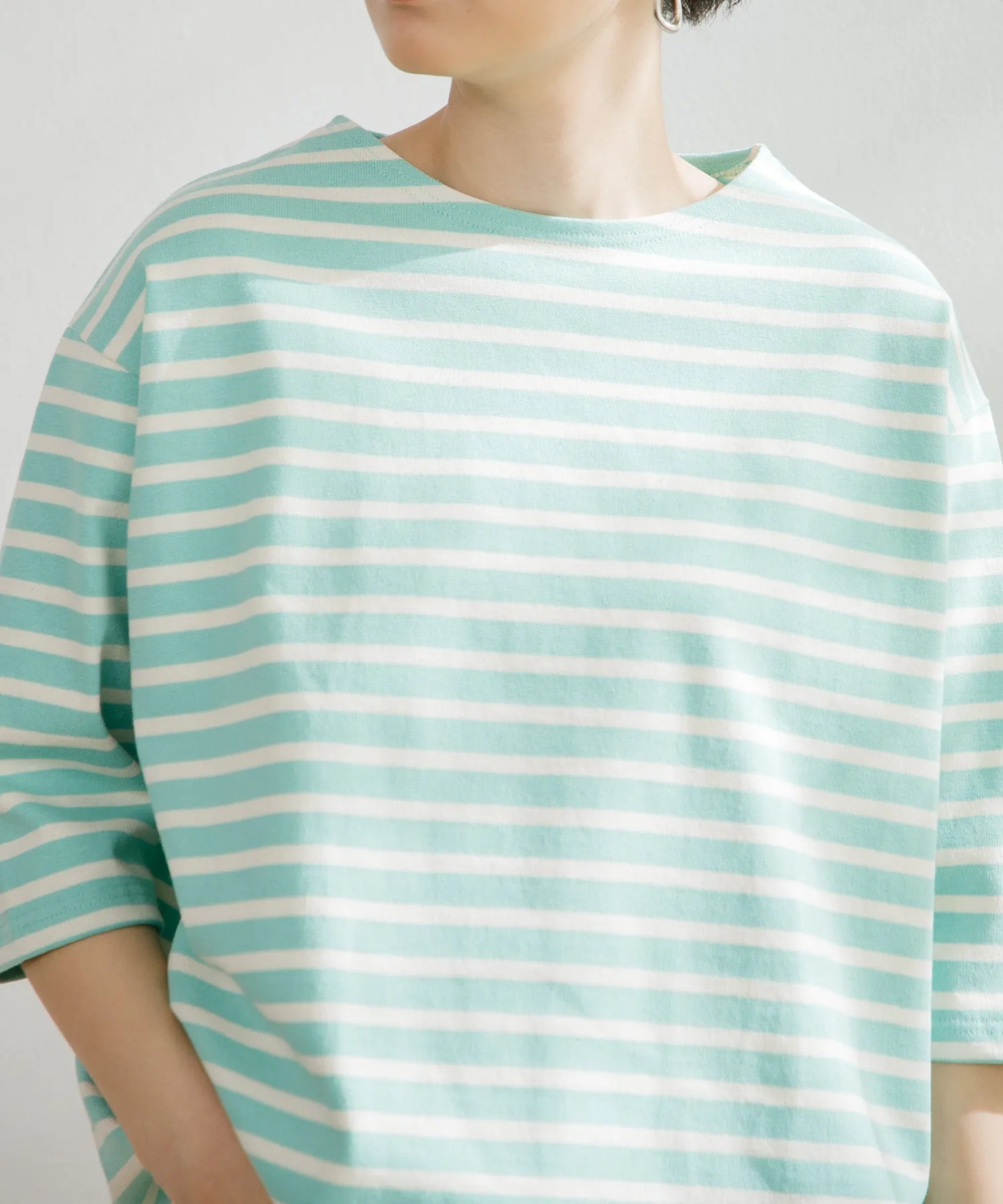 【WOMEN】ORCIVAL CREW NECK HALF SLEEVE PULLOVER