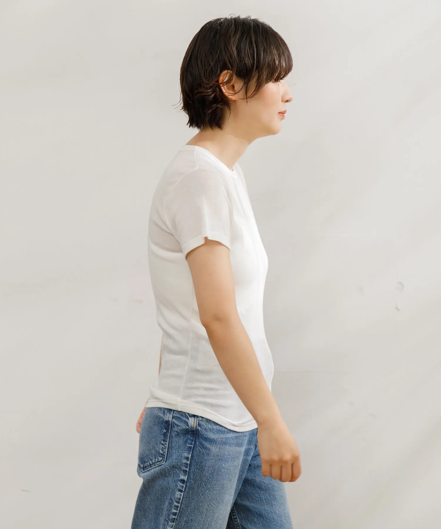 【WOMEN】Robert P’miller Light Prib Crew Tee