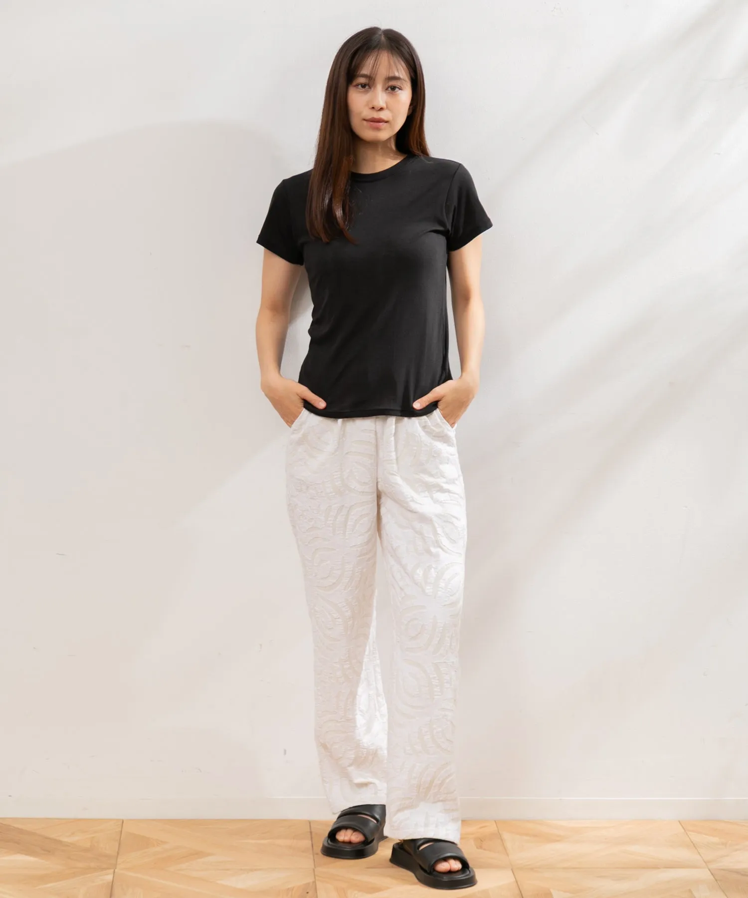 【WOMEN】Robert P’miller Light Prib Crew Tee