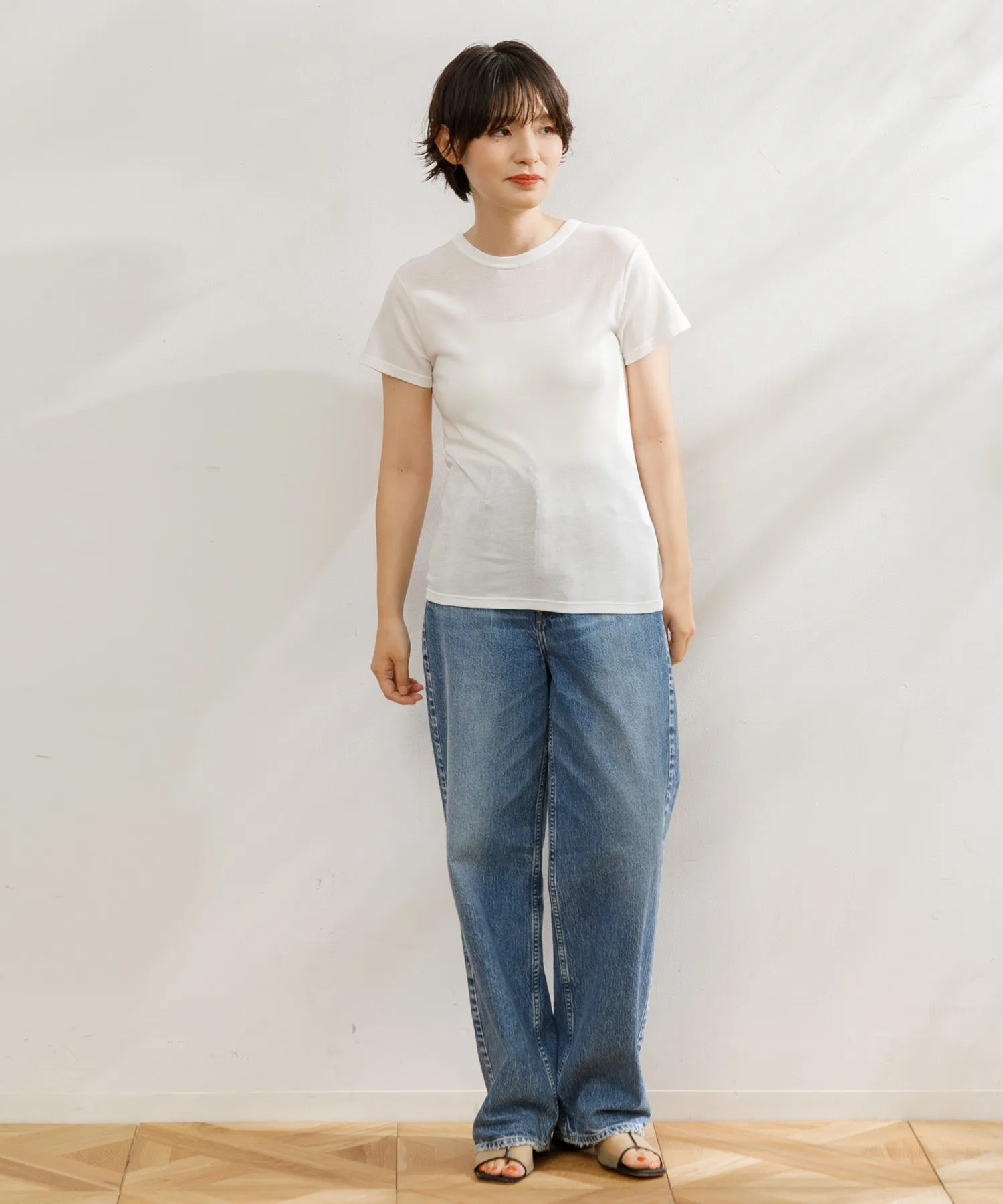 【WOMEN】Robert P’miller Light Prib Crew Tee