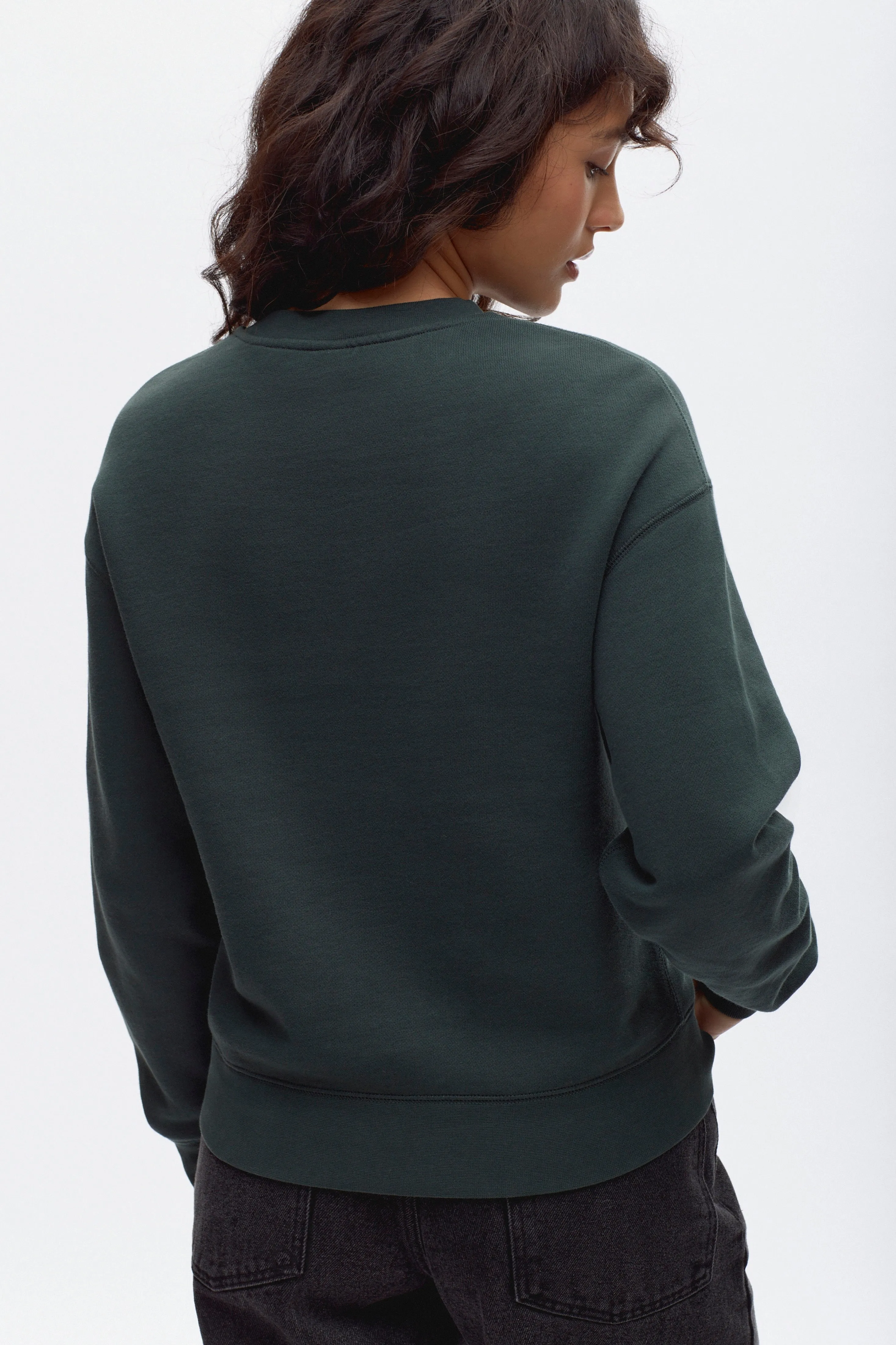 Women's Essential Sweatshirt in Racing Green