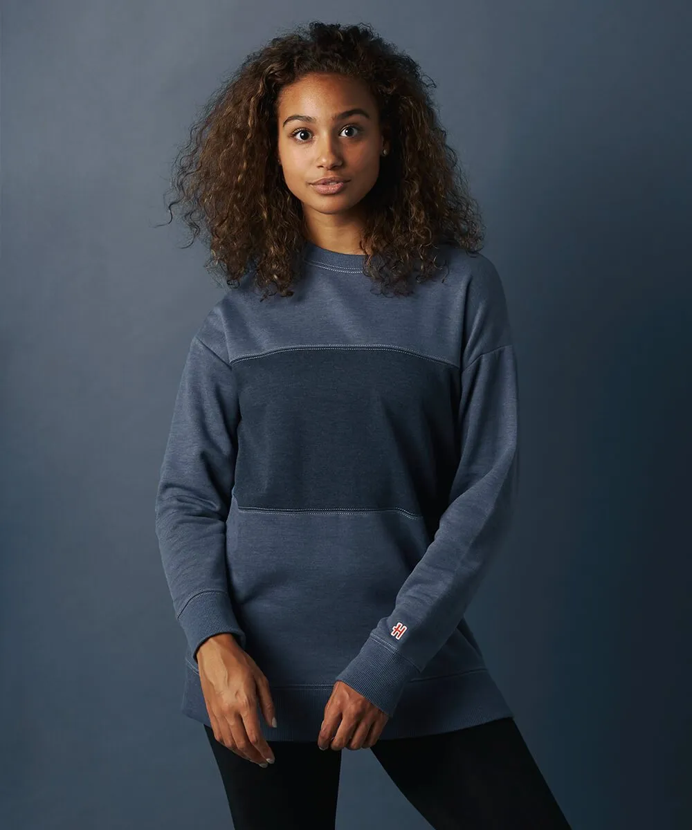 Women's Go-To Stripe Long Crewneck