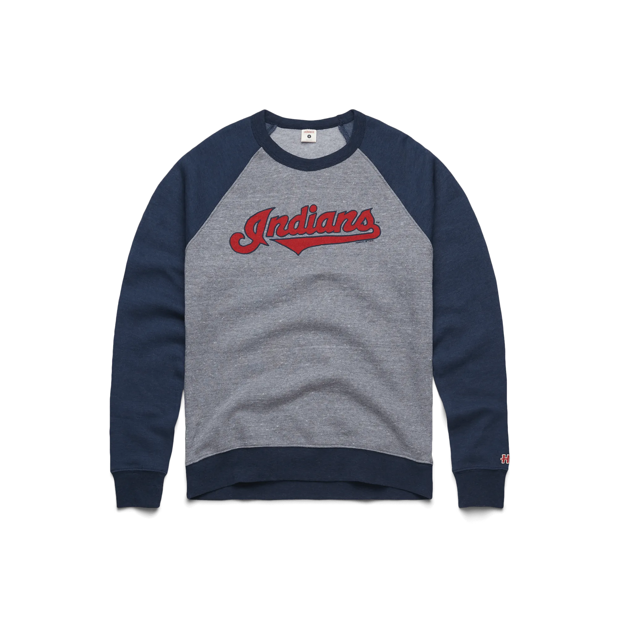 Women's Script Indians Crewneck