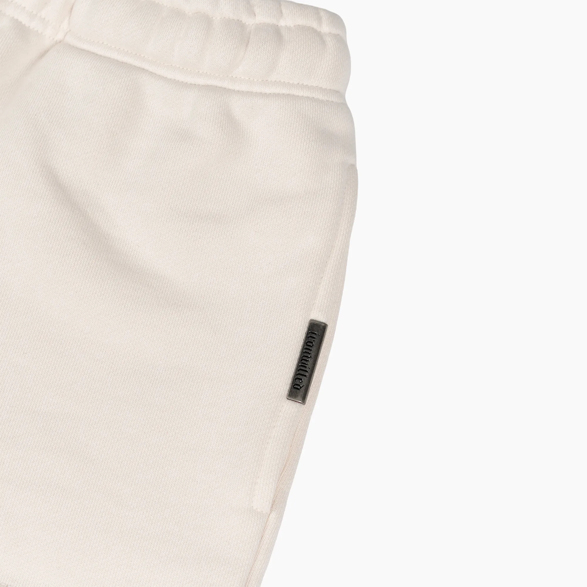 WOMEN'S STAPLE RELAXED SWEAT SHORTS - CREAM