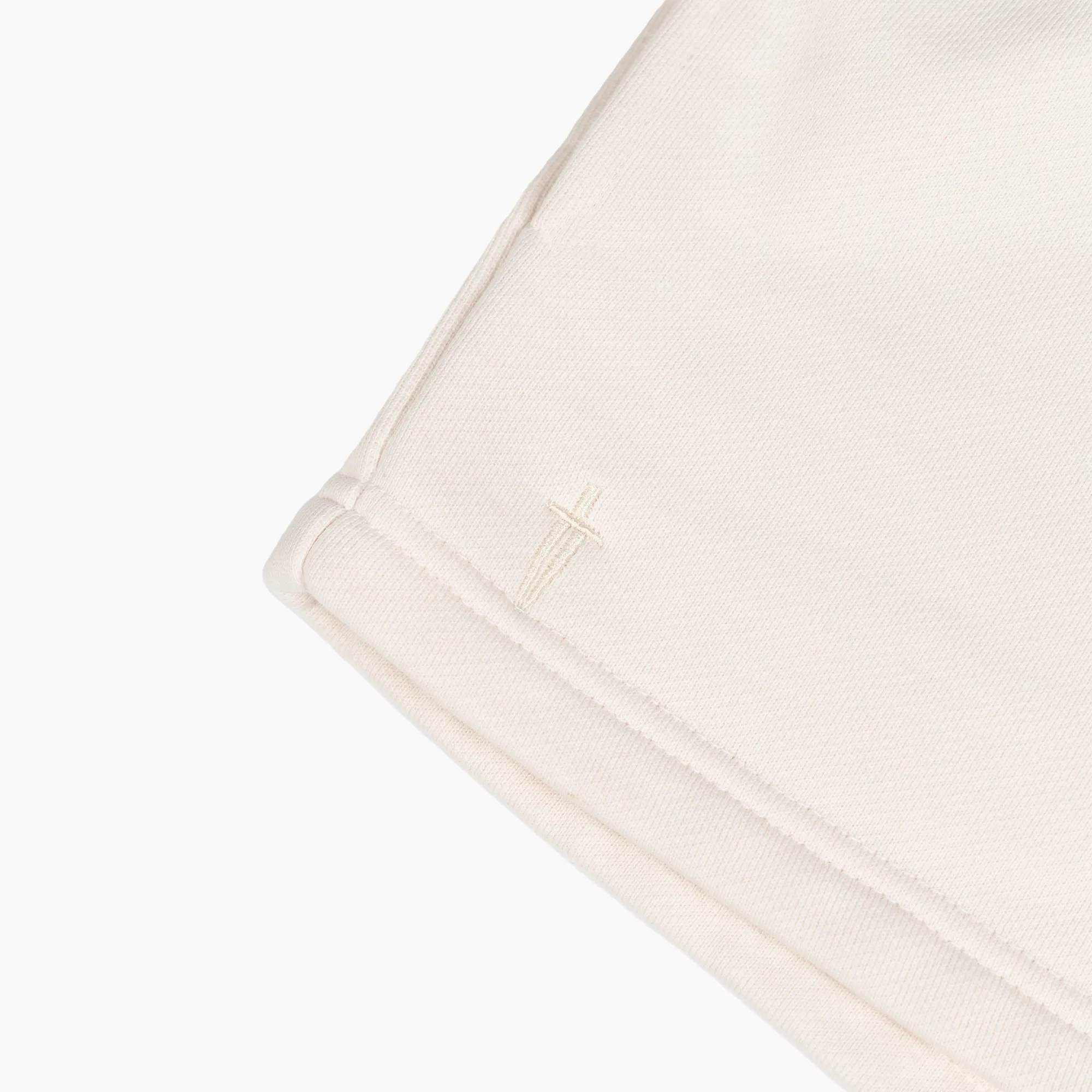 WOMEN'S STAPLE RELAXED SWEAT SHORTS - CREAM