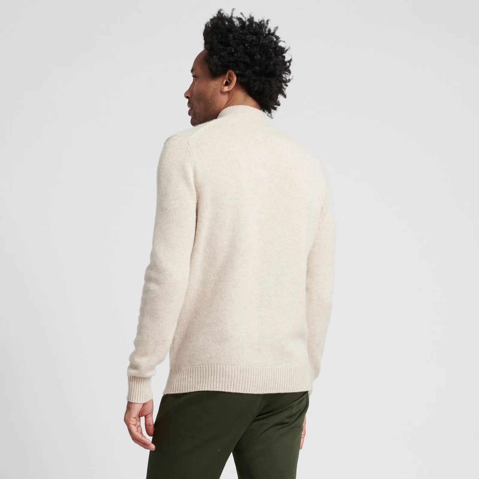 Wool Cashmere Quarterzip