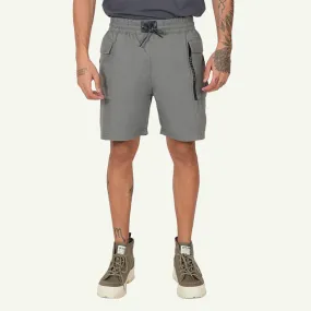 WOVEN SHORTS SIDE PKT MEN'S SHORT -  ANTHRACITE