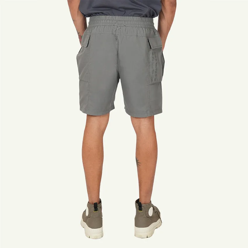 WOVEN SHORTS SIDE PKT MEN'S SHORT -  ANTHRACITE