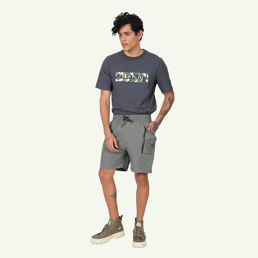 WOVEN SHORTS SIDE PKT MEN'S SHORT -  ANTHRACITE