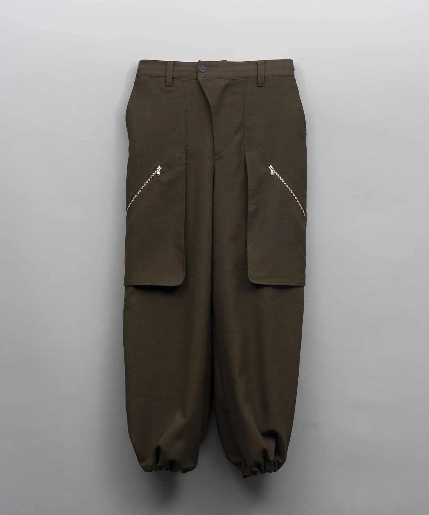 Wrap Cut Wide Cargo Pants