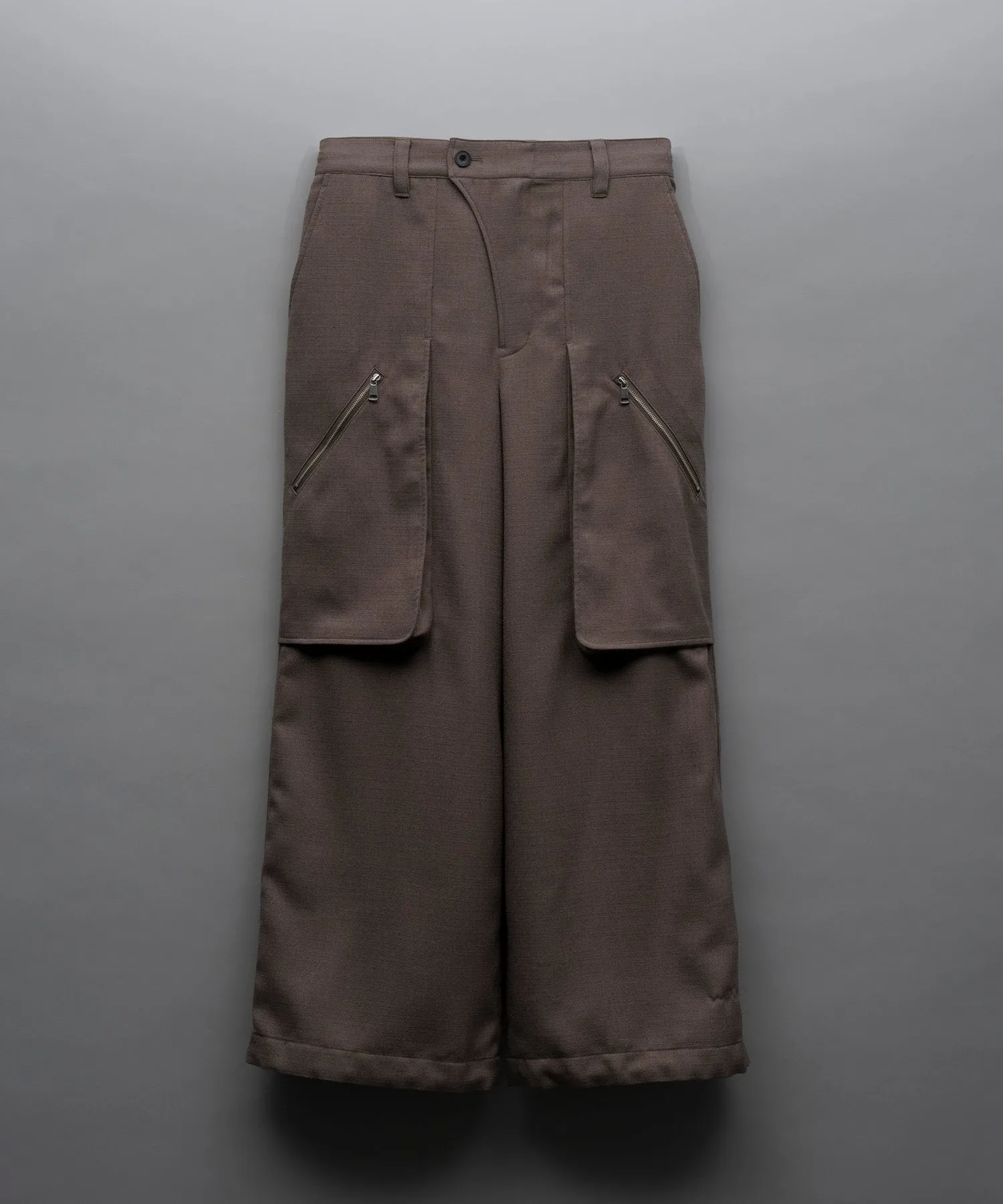 Wrap Cut Wide Cargo Pants