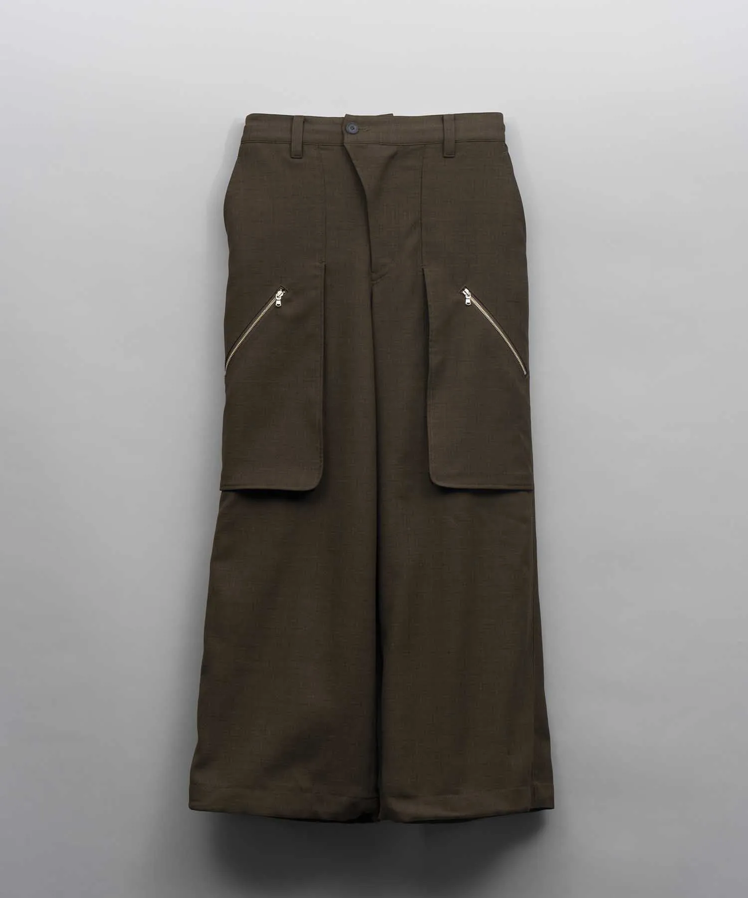 Wrap Cut Wide Cargo Pants